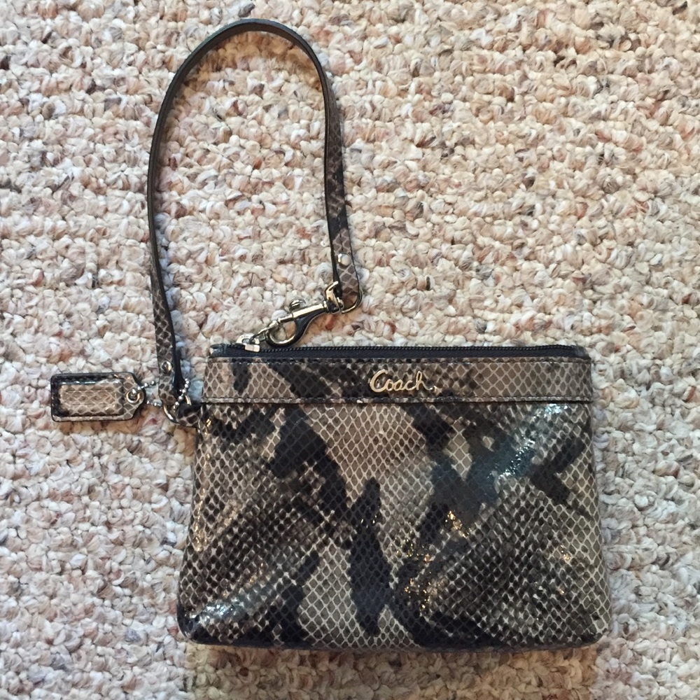 Coach Snake Wristlet